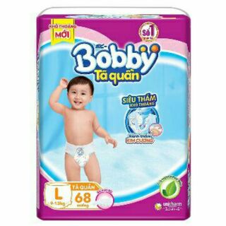 Bỉm quần Bobby siêu đại M74. L68. Xl62. Xxl56