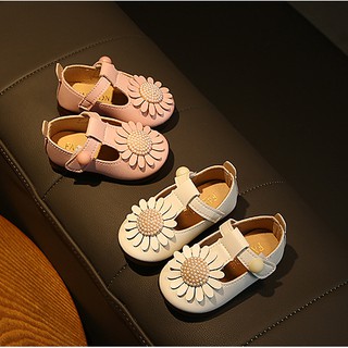 giày tập đi bé gái size 16-20 hoa cúc hạt