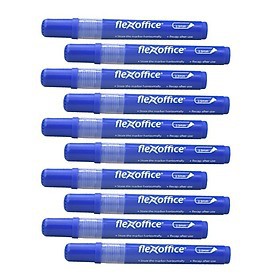 Hộp 10 Bút Lông Bảng Flexoffice Fo-Wb02 Xanh