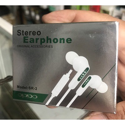 Tai nghe OPPO STEREO EARPHONE Mã SR-2 chính hãng full hộp