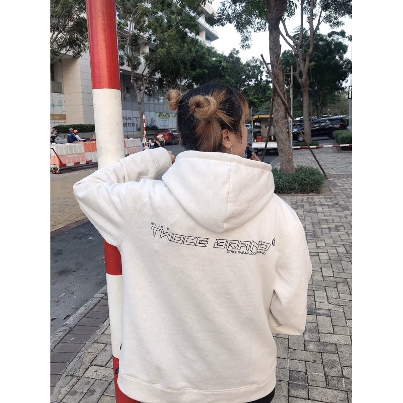 ÁO KHOÁC NỈ HODDIE SIGNATURE BASIC By TWOCE | BigBuy360 - bigbuy360.vn