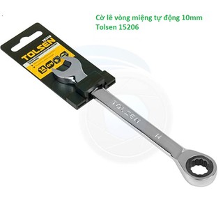Cờ lê vòng miệng tự động 10mm Tolsen 15206