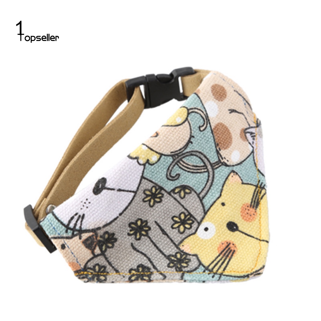 Khăn Choàng Cổ Hình Tam Giác Có Thể Giặt Sạch Dành Cho Mèo Cưng