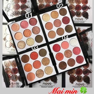 BẢNG PHẤN MẮT NOVO 9 Ô