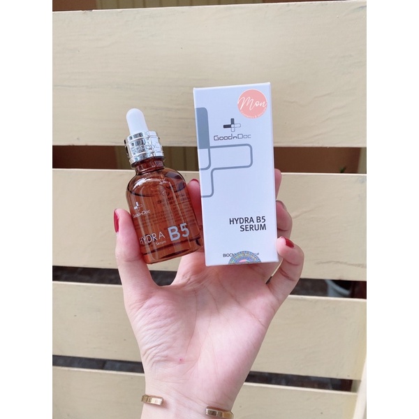 Serum Dưỡng ẩm phục hồi, sáng da GoodnDoc Hydra B5/Vitamin C 30ml