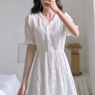 [FREESHIP50K] VÁY TIỂU THƯ CÚC NGỰC HÀNG 2 LỚP CAO CẤP