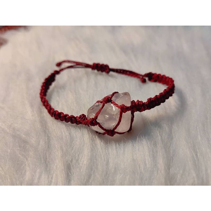 Vòng tay rose quartz