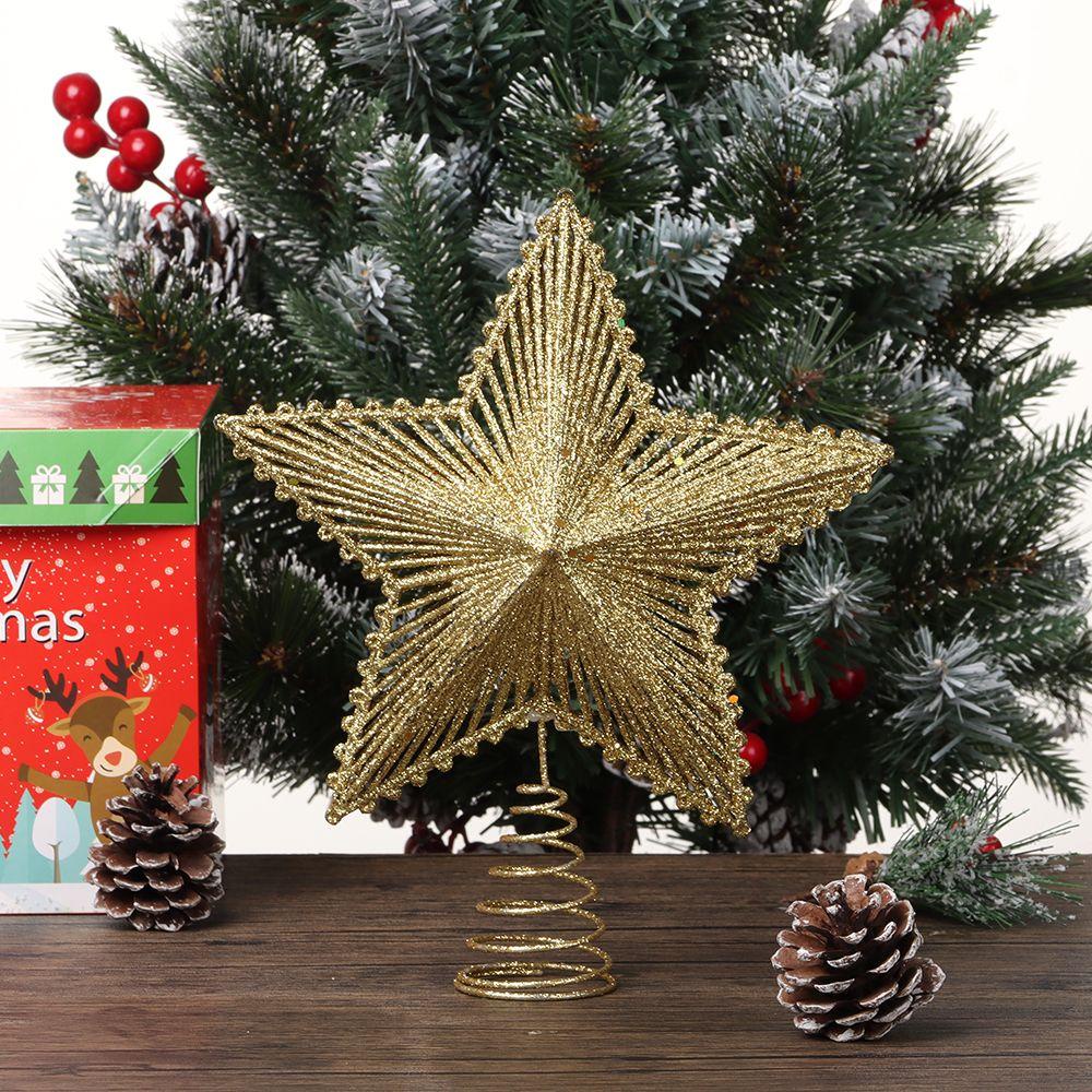 CONOPERY Ngôi Sao Năm Cánh Bằng Sắt Dùng Trang Trí Cây Thông Giáng Sinh