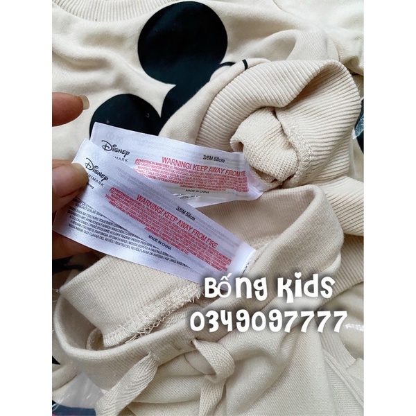 Bộ Nỉ Bé Trai Mickey Be Kem PR