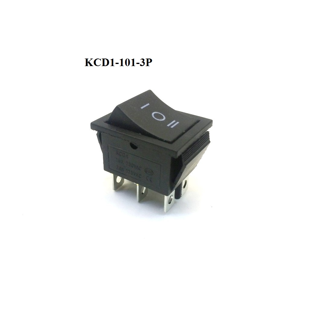 Công Tắc Bập Bênh 10A 250V - Công Tắc KCD1-11-2P - KCD1-101-3P