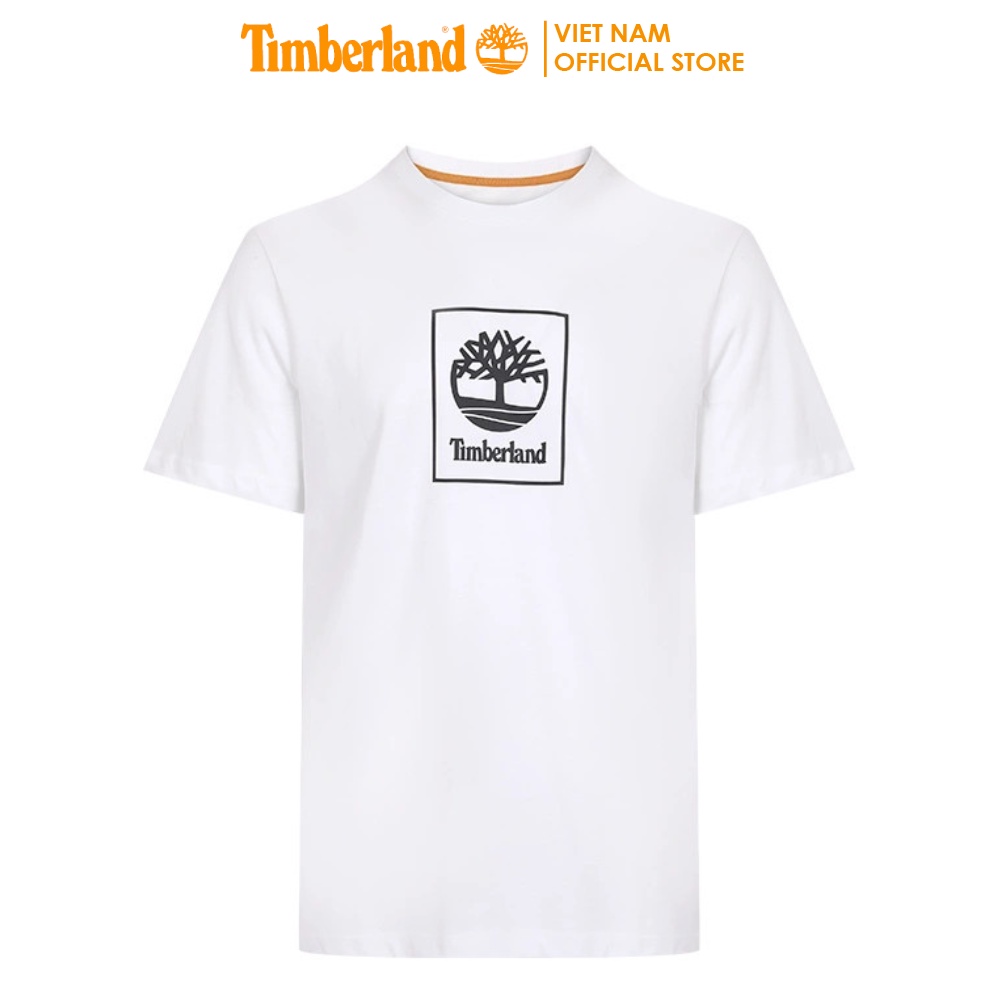 [SALE] Timberland Áo Thun Ngắn Tay Nam Tree Logo Tee White - TB0A5PJV