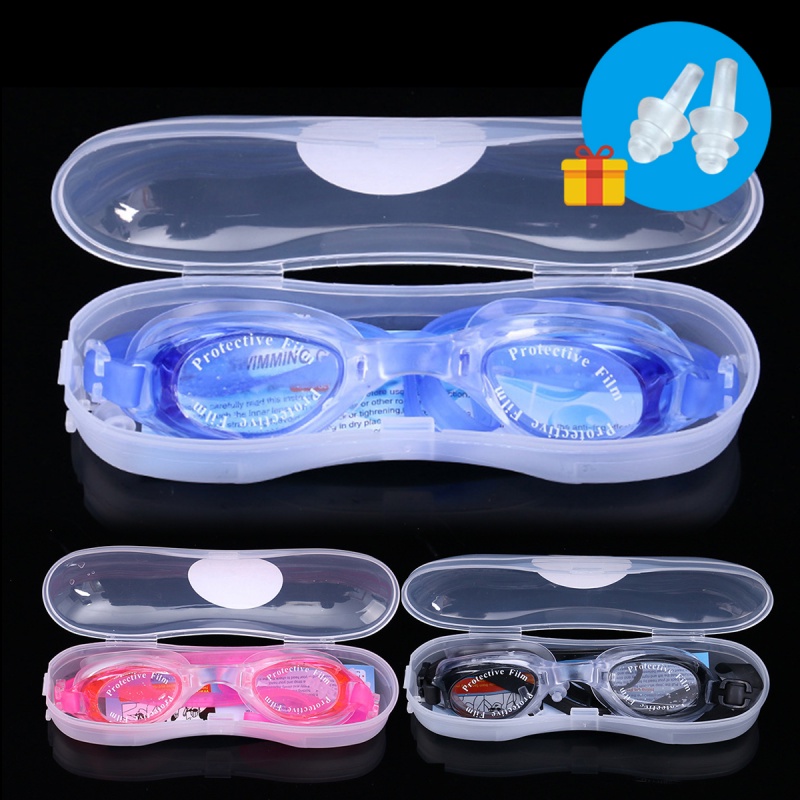 Kính bơi ANKNDO bằng silicone chống thấm nước chống tia UV cỡ lớn cho nam và nữ