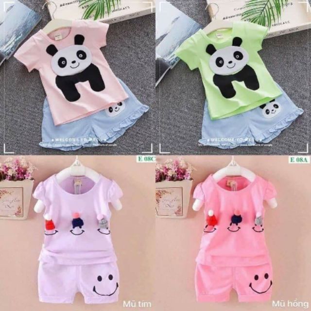 Combo 10 bộ đồ hè cho bé gái