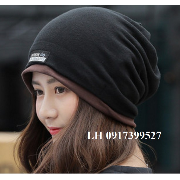 nón len nữ Mũ len nữ đa năng thời trang Hàn QUốc