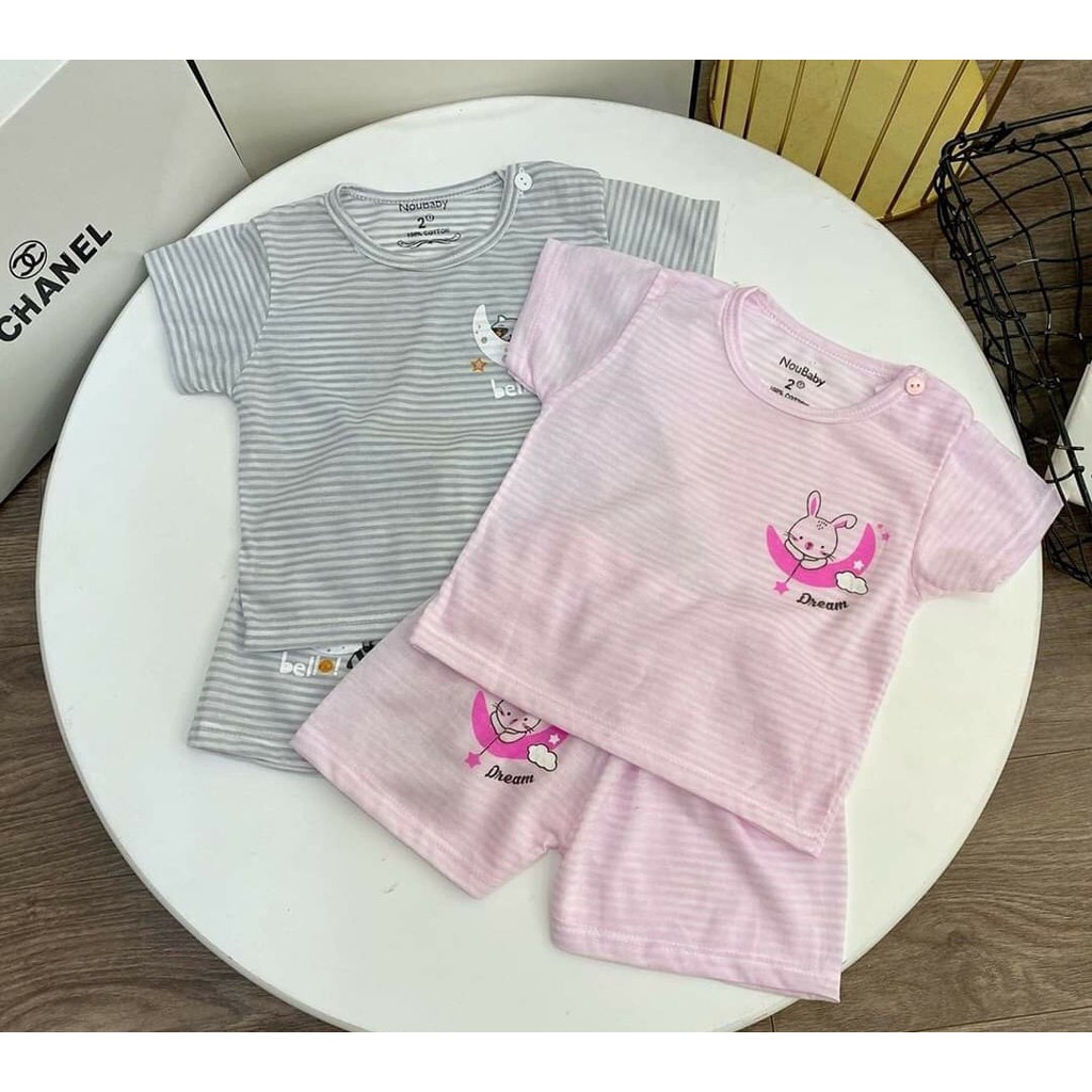 Bộ noubaby,cộc tay bé trai bé gái size 3-14kg