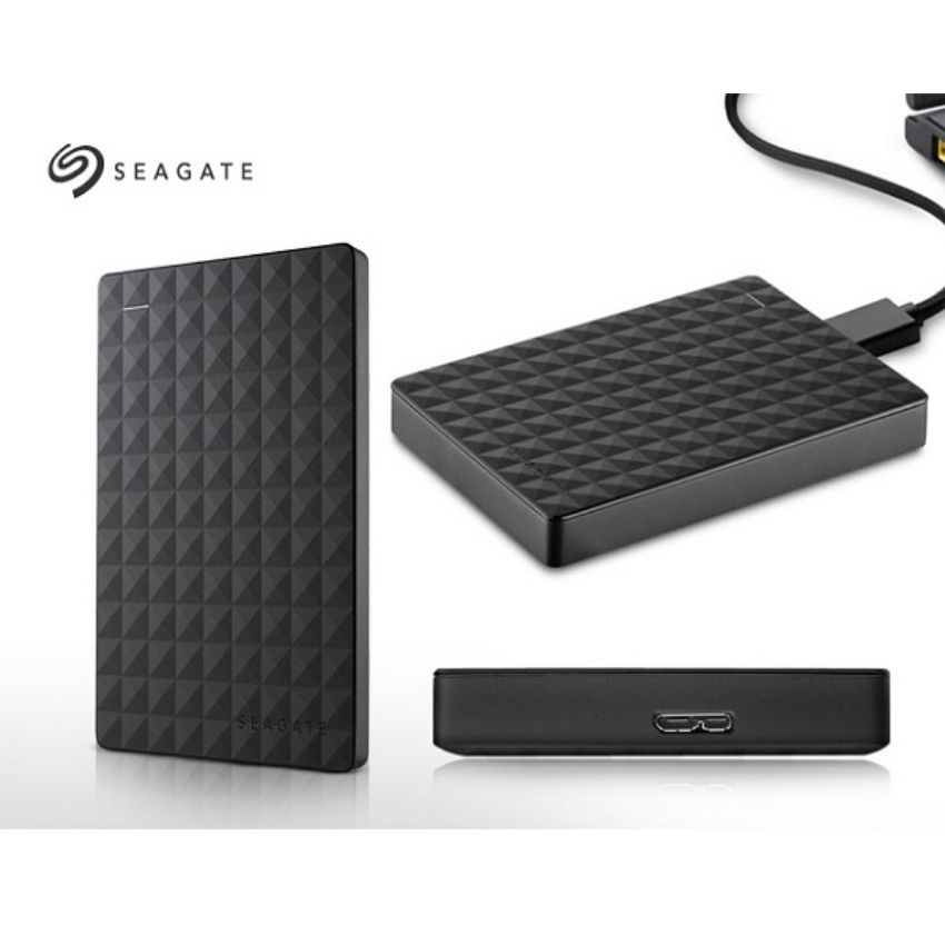 Ổ cứng di động Seagate Expansion Portable Drive 1TB USB3.0 Đen (STEA1000400) - Hàng chính hãng