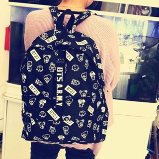 Balo kpop tặng dây nametag