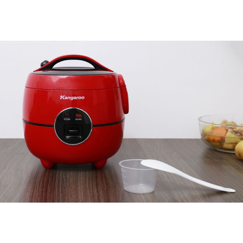 Mới 100% Nồi cơm điện Kangaroo 1.2 lít KG822 đỏ hàng chính hãng 100% bảo hành chính hãng 12T