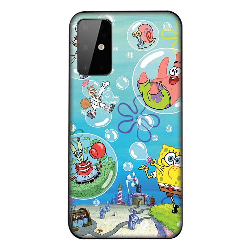 Samsung Galaxy S10 S9 S8 Plus S6 S7 Edge S10+ S9+ S8+ Casing Soft Case 84SF SpongeBob Cool mobile phone case