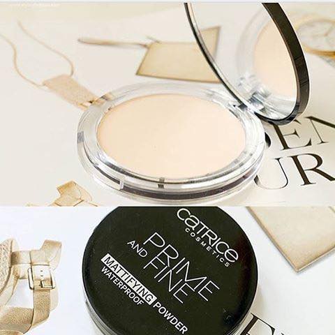 ( HÀNG CHUẨN ĐỨC)Phấn Phủ Chống Thấm Nước CATRICE Prime And Fine Mattifying Powder Waterproof