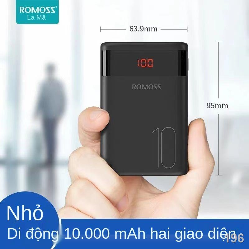 VRomans Power Bank 20000mAh dung lượng cao Điện thoại di động Apple Huawei Xiaomi phổ thông có màn hình 10000mAh