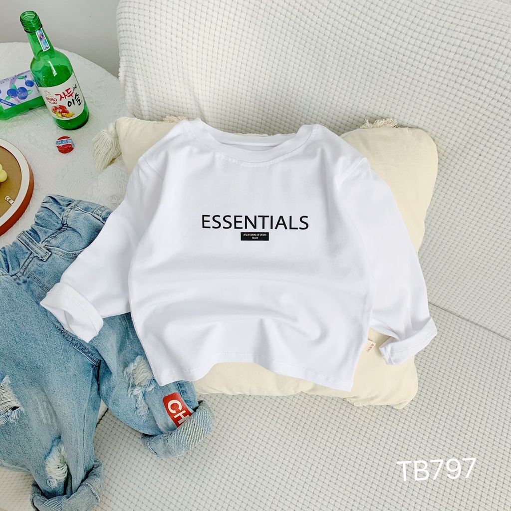 Áo Thun Dài Tay Cổ Tròn - Áo Thu Đông Chất Cotton Mềm Mát Cho Bé Trai AO005