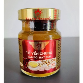 Yến sào Khánh Hòa chưng táo đỏ hạt sen, 30% yến tươi thiên nhiên