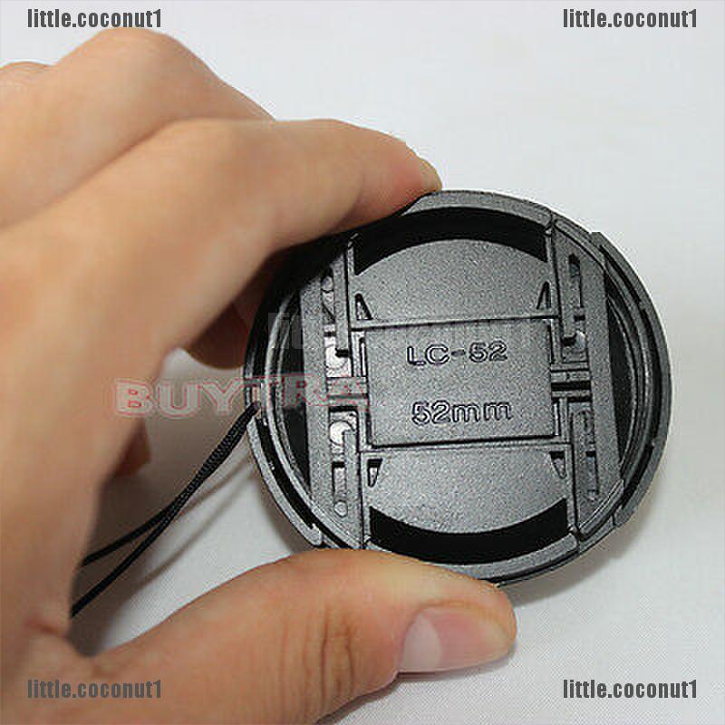 Nắp Đậy Ống Kính Máy Ảnh Sony Canon Nikon 52mm
