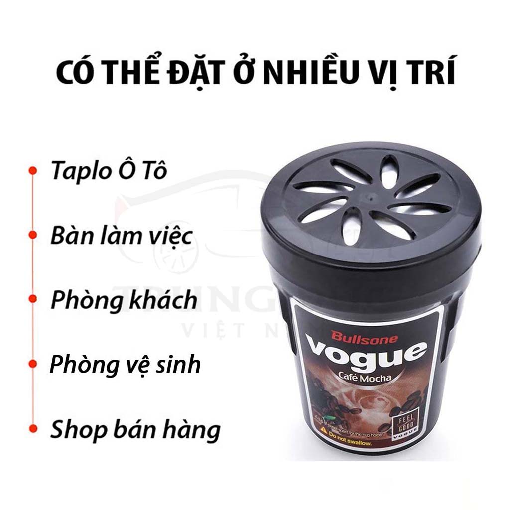 Sáp thơm cafe TRUNGDUCVN khử mùi oto - BullSone Cafe Mocha