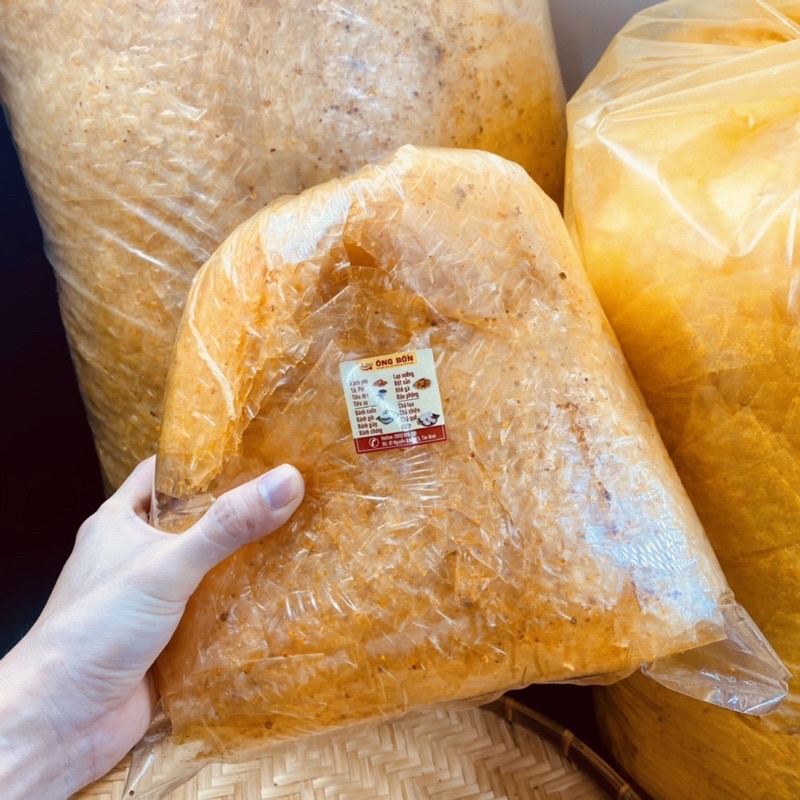 Bánh Tráng Xì Ke Muối Nhuyễn Tỏi Phi Siêu Cay - Túi Lớn 500g