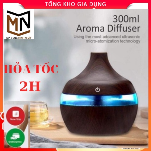 Máy Xông Tinh Dầu 300ml Aroma Cao Cấp Máy Khuếch Tán Tinh Dầu Phun Sương Toả Hương Tạo Ẩm Thơm Mát Phòng Và Đuổi Muỗi