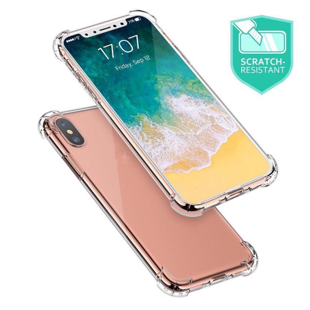 Ốp lưng mềm trong suốt chống sốc cho IPhone  6s 6 7 8 Plus XS Max XR X 11 pro max 12 mini 12 12 promax 13 13promax