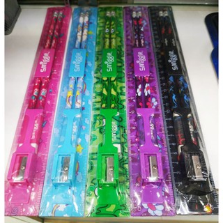 (NOEL SALE) Set thước 30cm Smiggle