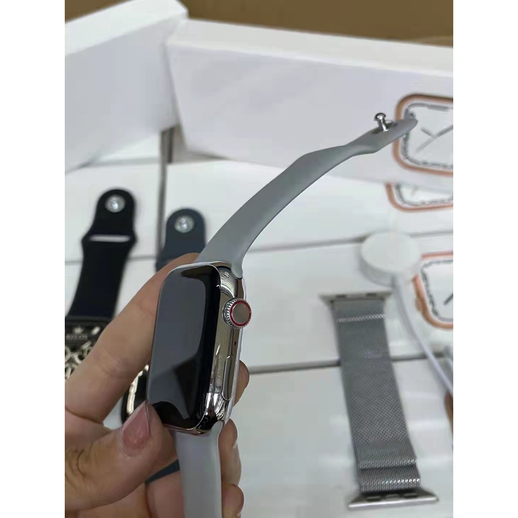 Đồng Hồ Thông Minh DT7 + MAX Series 7 1.9 "Màn Hình Vô Hạn NFC GPS Gọi Điện Thoại 45mm Cho Apple Xiaomi