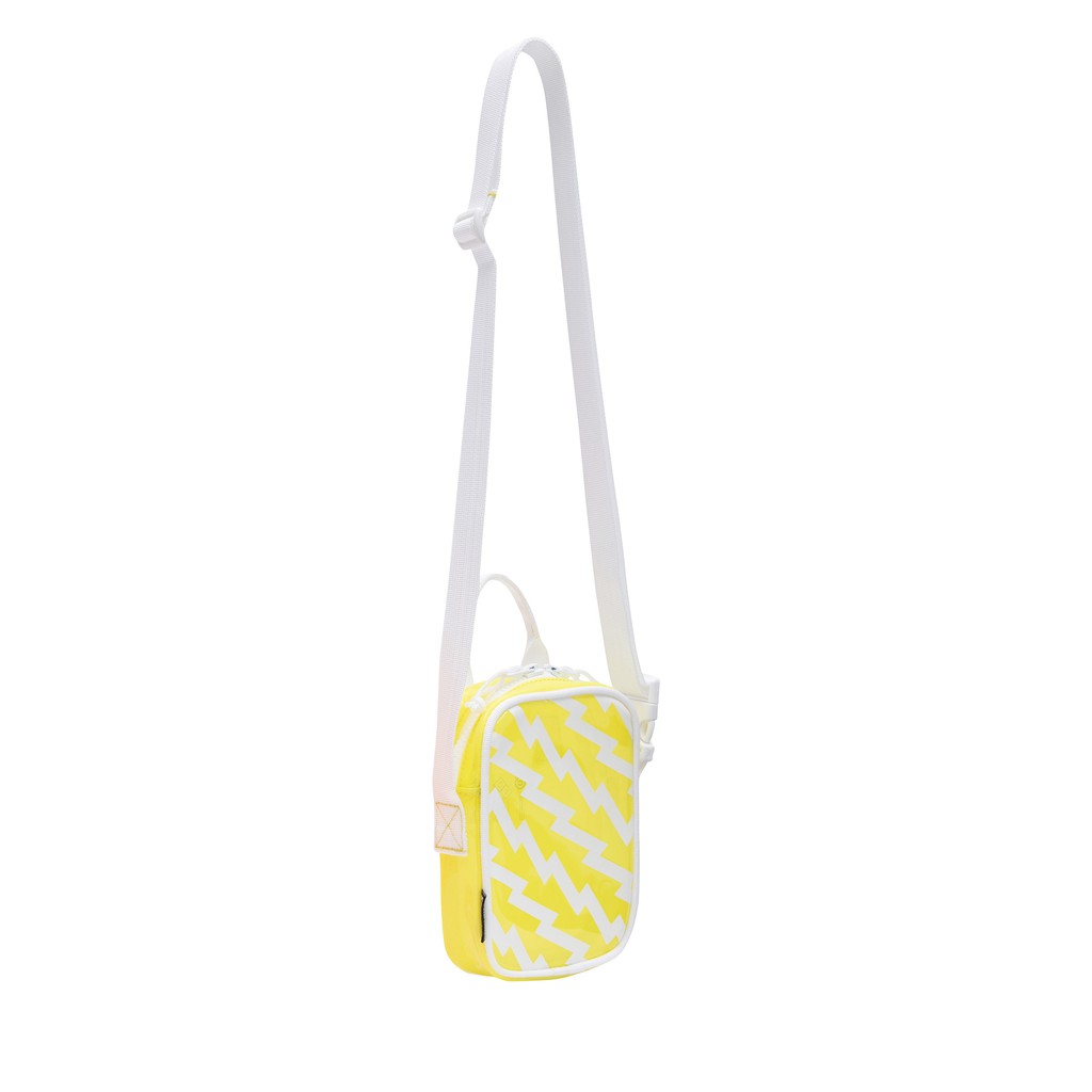 5THEWAY® /plastic/ VERTICAL SHOULDER BAG™ in YELLOW aka Túi Đeo Chéo Trong Suốt Vàng