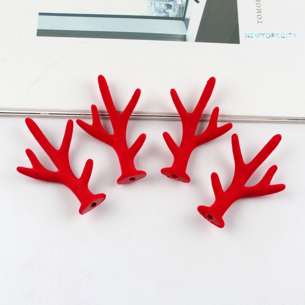 Ny Set 3 Cặp Bông Tai DIY Hình Hươu Hoạt Hình Dễ Lắp Đặt Trang Trí Giáng Sinh
