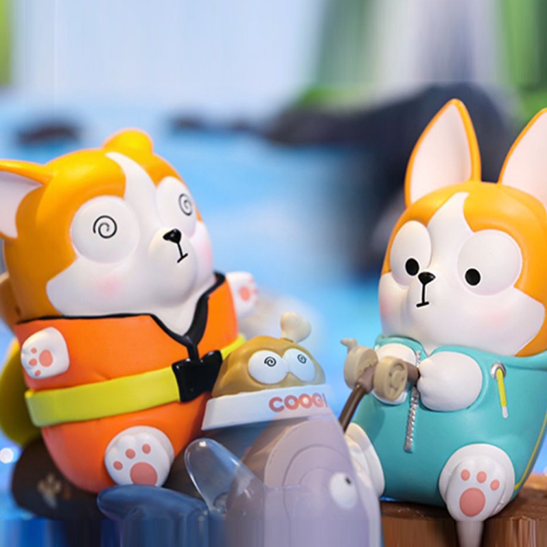 ★Hgtoys★Mô Hình Búp Bê Popmart GOOGI Island Adventure Series Mystery