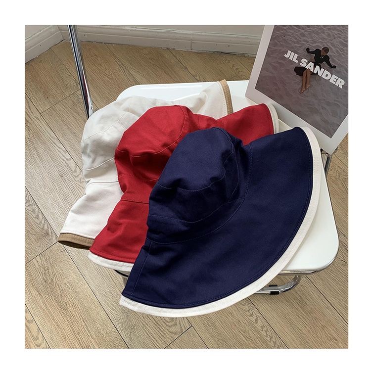 Nón Vành Rộng Chống Tia Uv Có Viền Trong Suốt Thời Trang