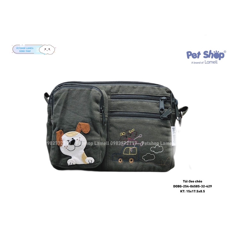 Túi đeo chéo, bóp đeo chéo xinh xắn PETSHOP DOBG 254