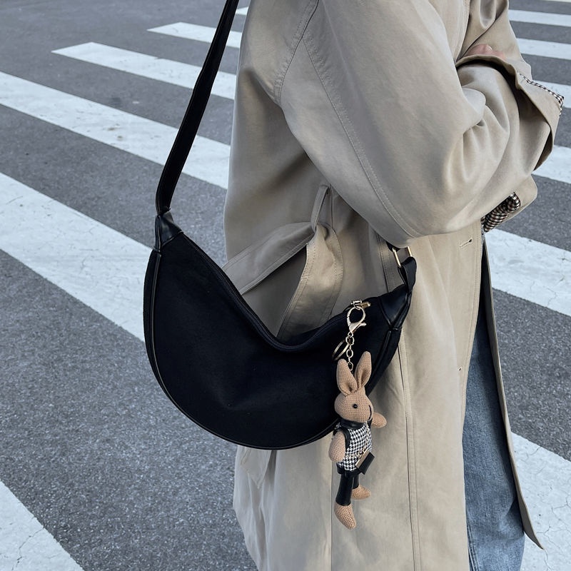 Túi Đeo Chéo Bằng Len Nhám Kiểu Dáng Hợp Thời Trang Phù Hợp Với Mùa Đông Với 8 Phong Cách Tùy Chọn