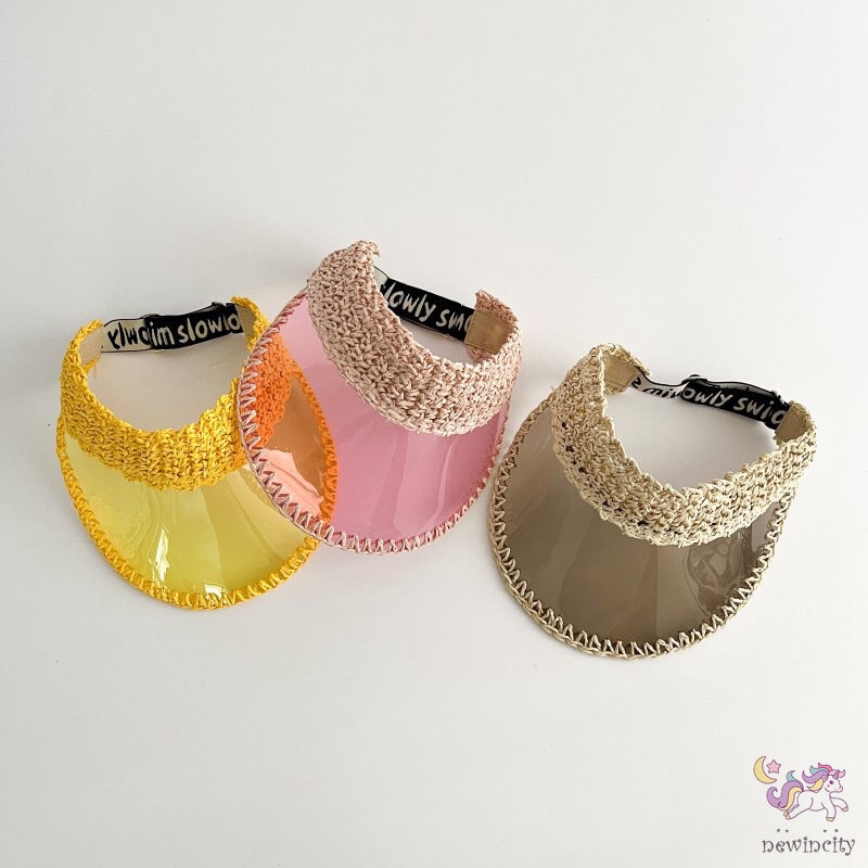 Mũ Lưỡi Trai Nửa Đầu Màu Sắc Phản Quang Thời Trang Mùa Hè Hàn Quốc Dành Cho Bé