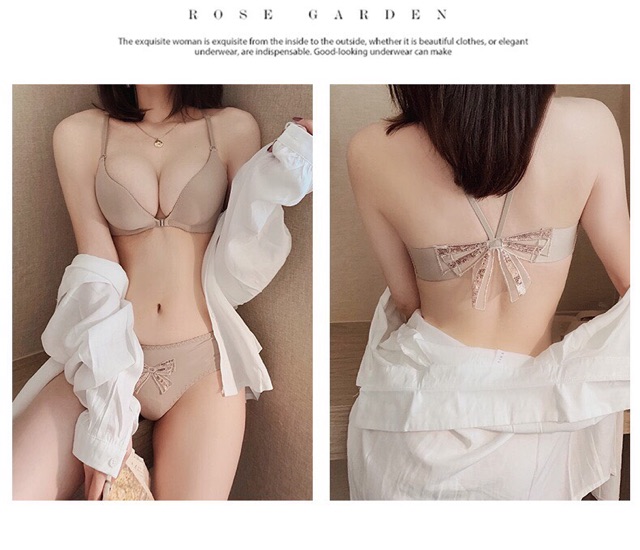 Bộ Đồ Lót Su Cài Trước Nơ Lưng Điệu Đà Mới Hot Hot 819 | BigBuy360 - bigbuy360.vn
