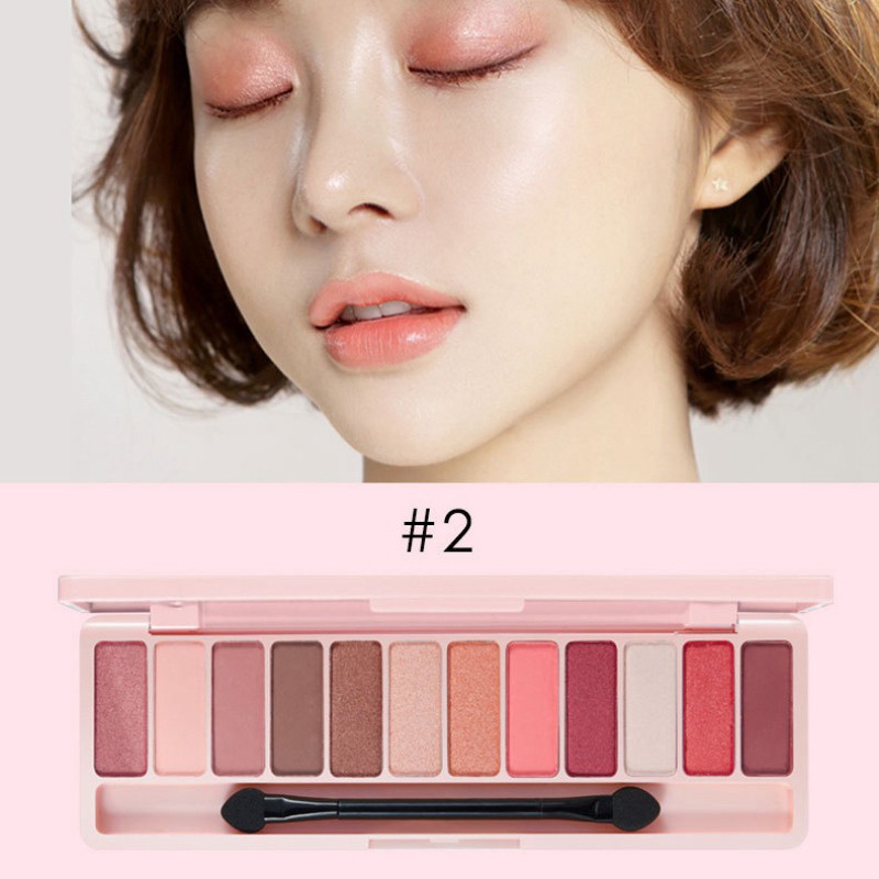 Phấn Mắt 🍬 FREESHIP🍬Bảng 12 Ô Màu Lameila Play Color Eyes Kèm Cọ Trang Điểm