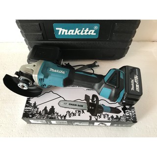 COMBO MÁY MÀI PIN + LƯỠI CƯA XÍCH