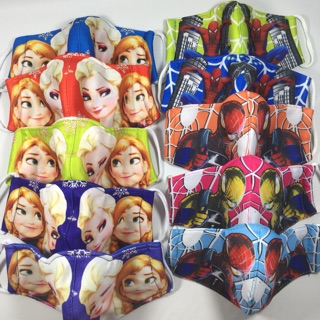 Khẩu trang Elsa & Anna, người nhện cho bé