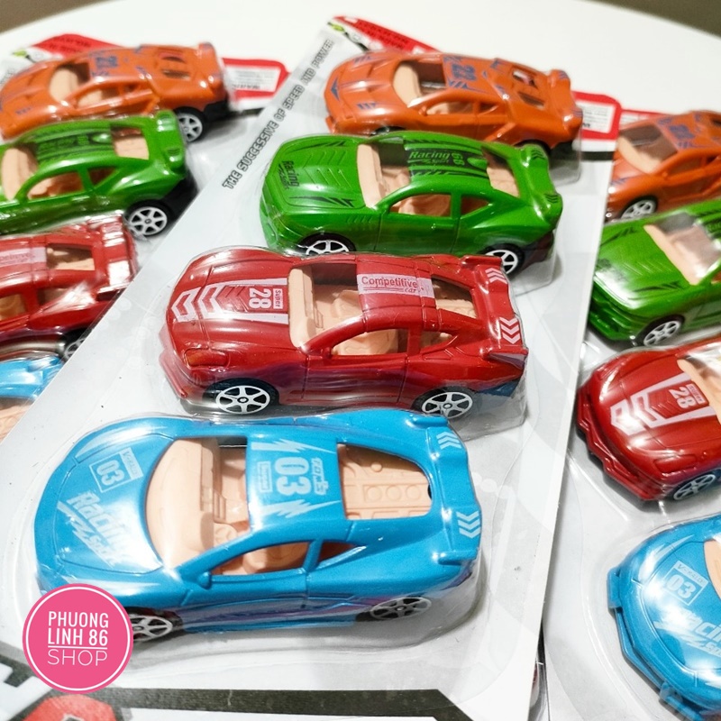 Đồ chơi ô tô mini chạy cót siêu kute cho bé shop phương linh 86 D61