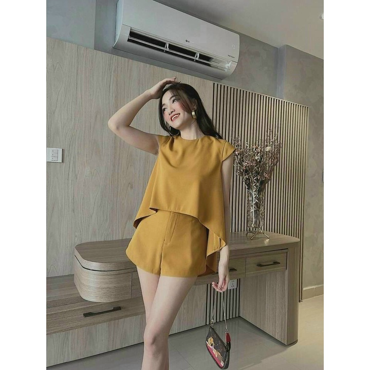 SÉT BỘ NỮ SÁT NÁCH QUẦN LƯNG CAO TÔN DÁNG SÁNG DA