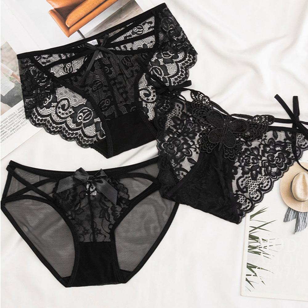 MOCHO Quần Lót Cotton Mỏng Trong Suốt Phối Ren Quyến Rũ Cho Nữ