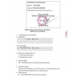 Dầu Gội Phủ Bạc Sin Nhật Bản