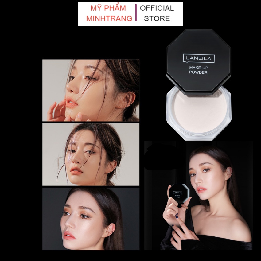 Phấn phủ bột kiềm dầu Lameila 5062 Make Up Powder,phấn nền Lameila không thấm nước,che khuyết điểm,kiềm dầu, lì, mịn